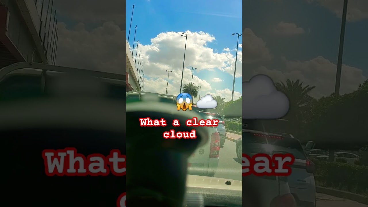 CLEAR  VISIBILITY.  😱☁️.    