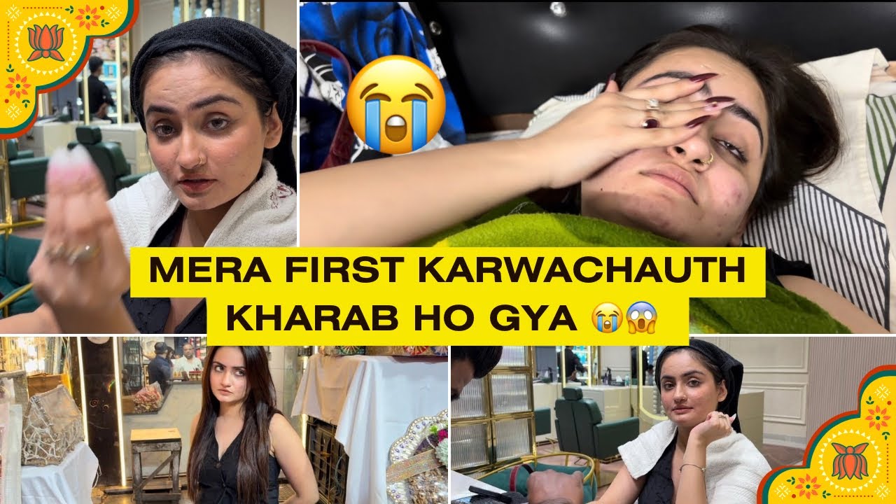 Mera first karwachauth kharab ho gya 😭🤯|| KarwaChauth Series😘🥳❤️|| Rashika&Garv Diaries