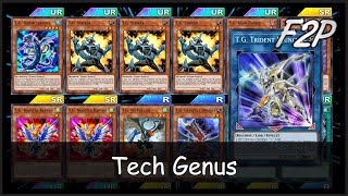 TECH GENUS - F2P/P2W Deck Analysis & Testing [Yu-Gi-Oh! Duel Links]