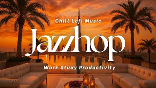 Sunset City Jazzhop | Chill Jazz Beats for Creative Flow &amp; Focus