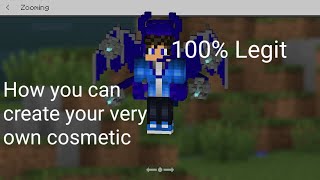How to make your very own cosmetic in minecraft pe 1.16.40,1.16.100.59 on android screenshot 5
