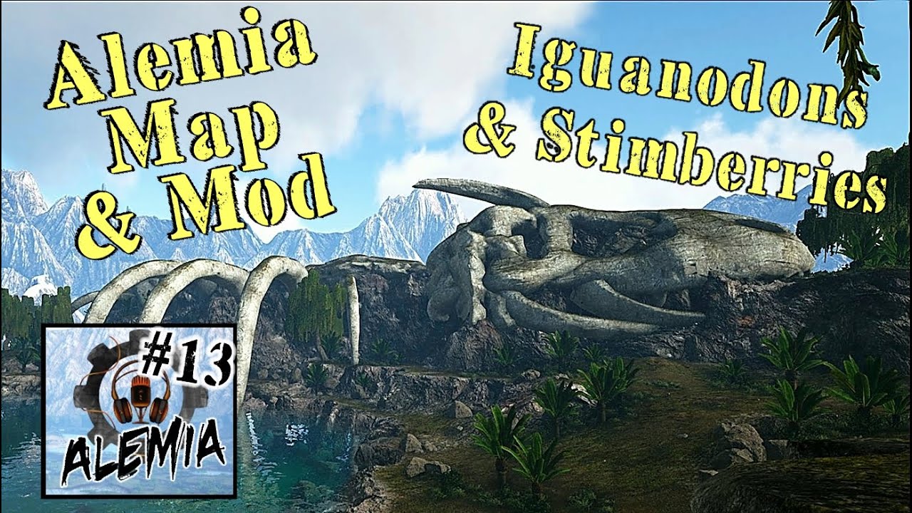 Alemia - Iguanodons & Stimberries at the Hot Springs - Ep.13 - Ark:Survival Evolved