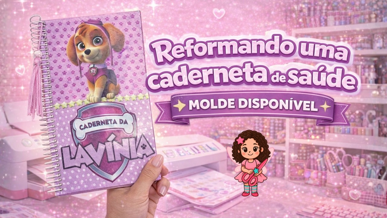 Como reformar uma caderneta de saúde na encadernação espiral #reformacaderneta #cadernetadesaúde