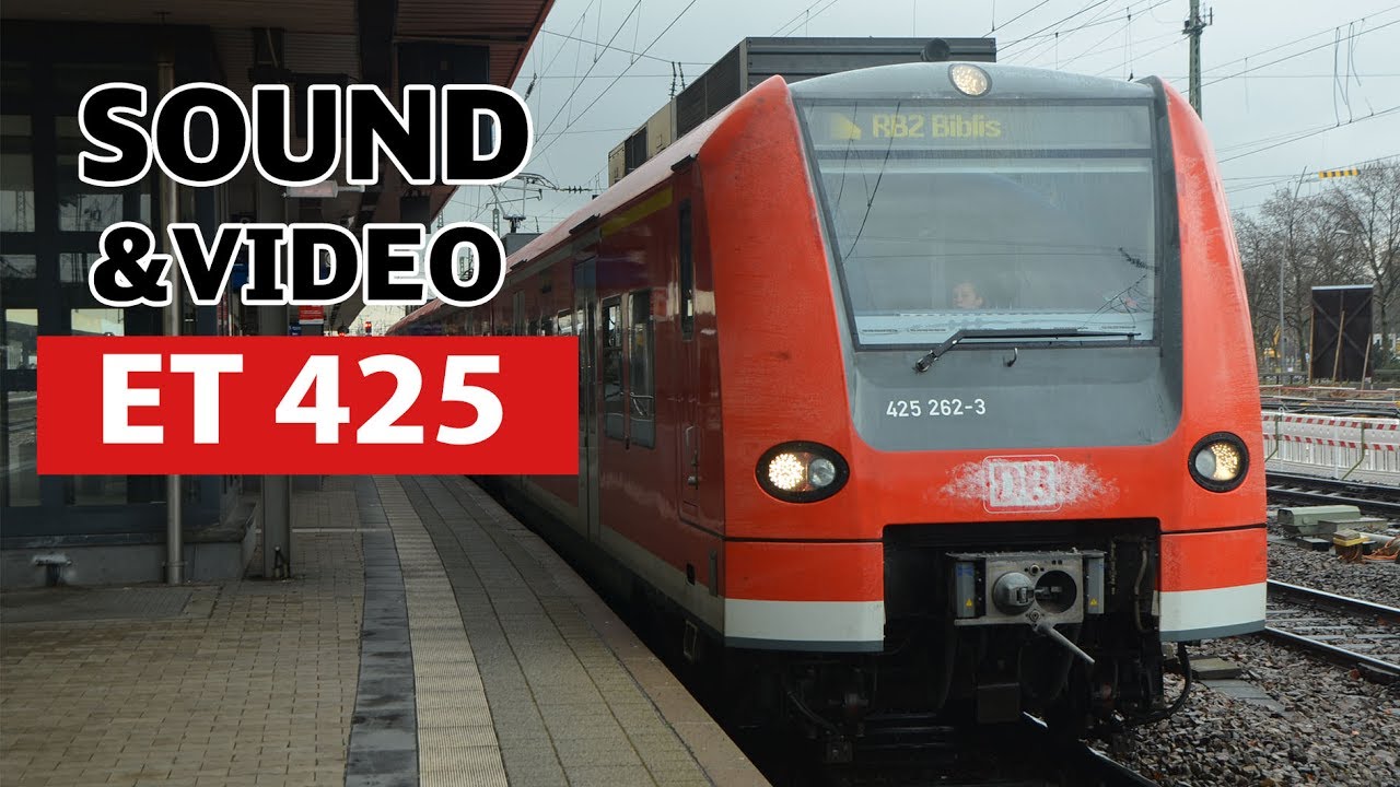 [Sound&Video] ET 425 | Siemens SIBAS32 IGBT-inveter | Blankenloch - Mannheim Hbf (02.2016)