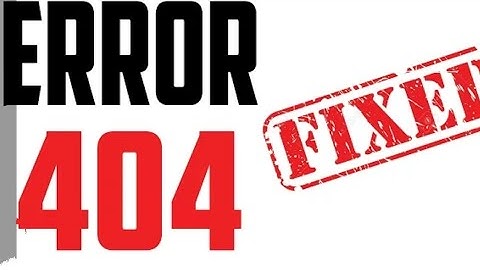 how to fix error 404 ? #404notfound #error404