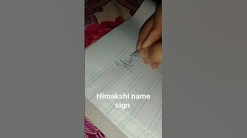 Himakshi name sign/comment your name