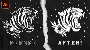 How to Invert your Artwork in Adobe Illustrator!