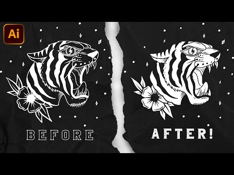 How to Invert your Artwork in Adobe Illustrator!