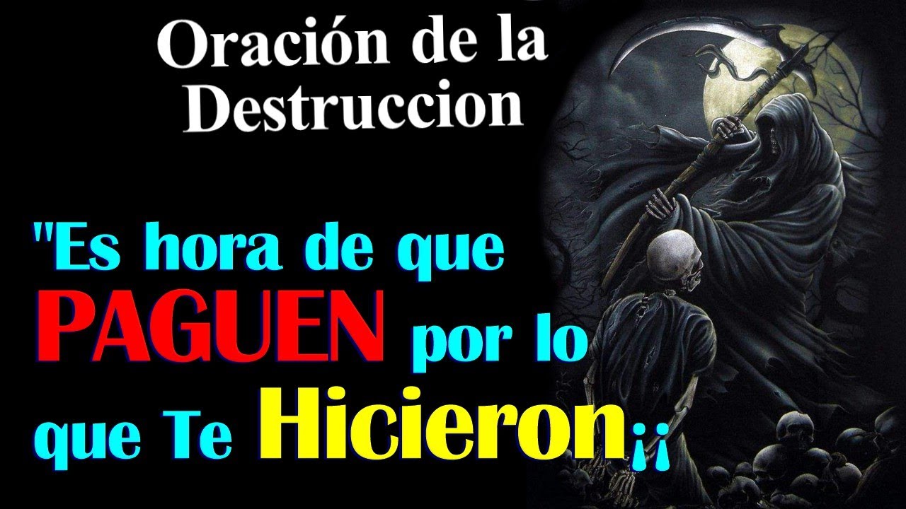 ORACION a la SANTA MUERTE NEGRA para DESTRUIR ENEMIGOS 💀💀💀