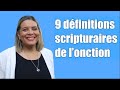 9 dfinitions scripturaires de lonction  pasteur aurlie