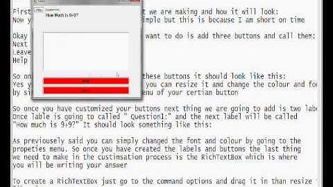 I.S.T Creating a Math Quiz