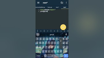 Ikki qator kod bilan yil kalendarini chiqarish | Python | @pr0grammer_py