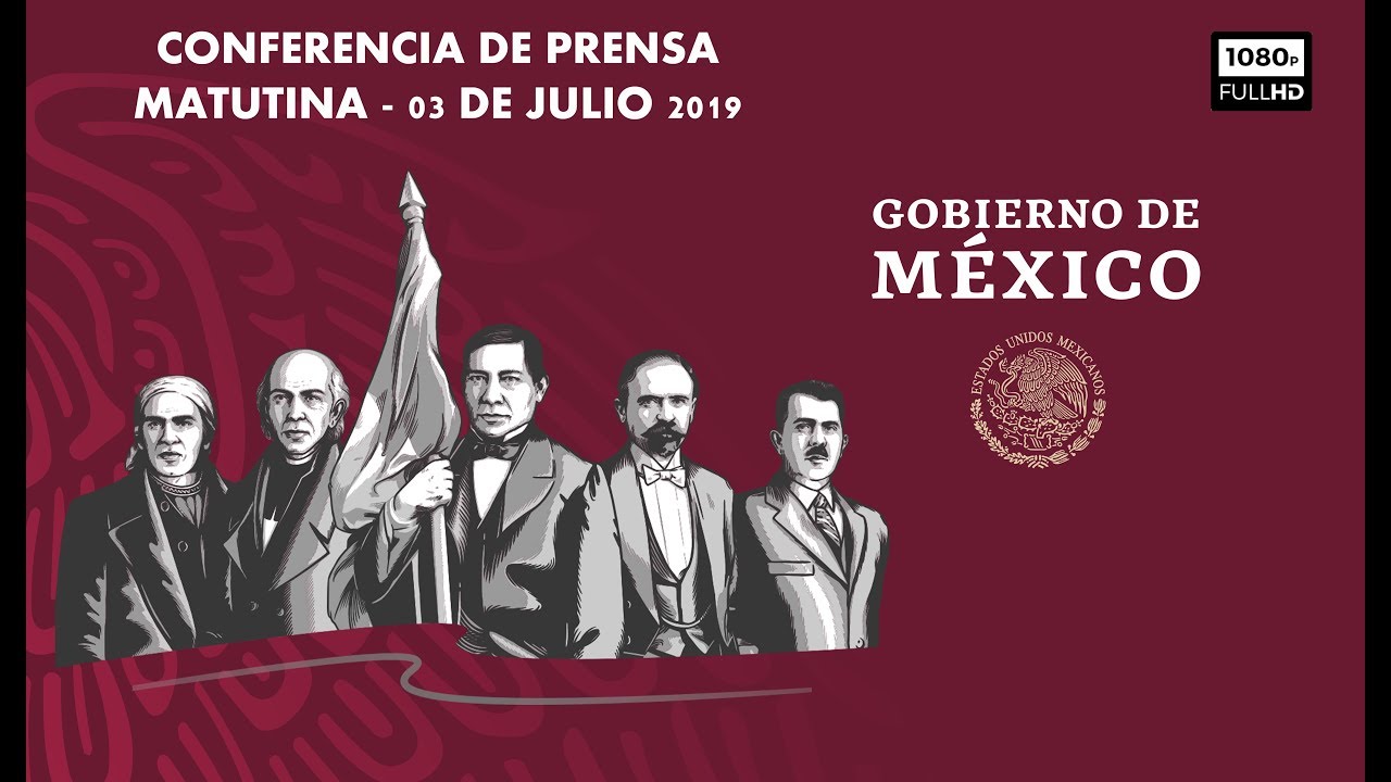Miércoles 03 de julio: Conferencia de prensa de Andrés Manuel López Obrador inmunidad parlamentaria