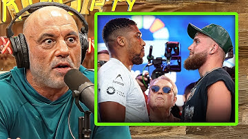 "JAKE LOST HIS MIND!" Joe Rogan REACTS to Jake Paul vs Anthony Joshua Fight!