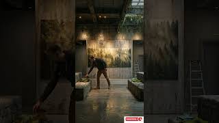 Epic Forest Wall Art Transformation | Solo Industrial Luxury Build Timelapse