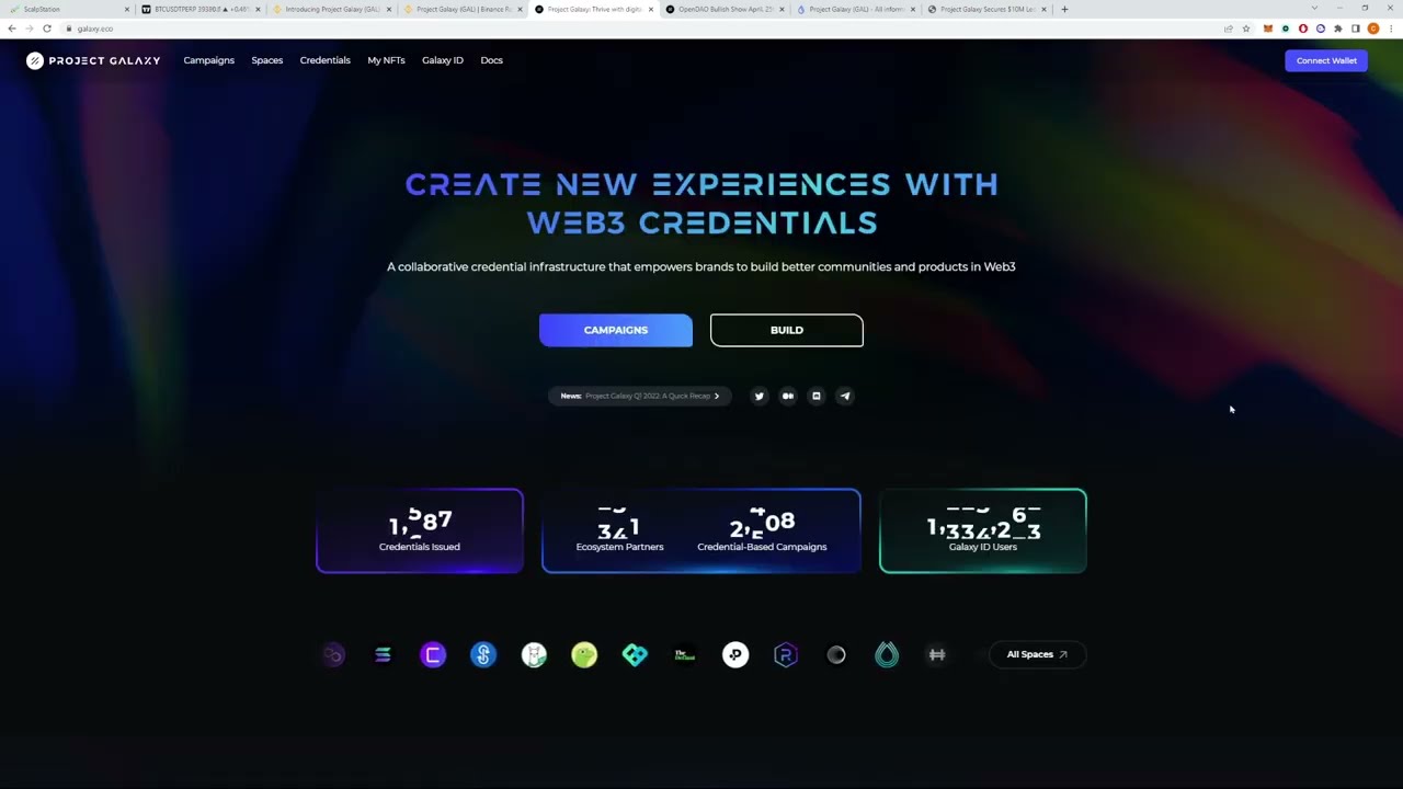 Project Galaxy (GAL) на Binance Launchpool - краткий обзор