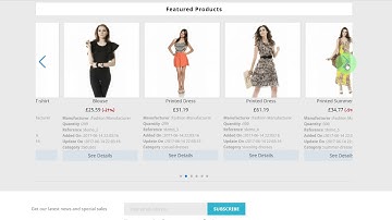 Prestashop Featured Products Slider Carousel module