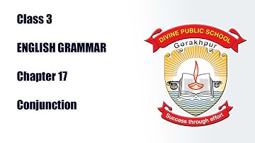 Class 3 English Grammar Chapter -17 Conjunction