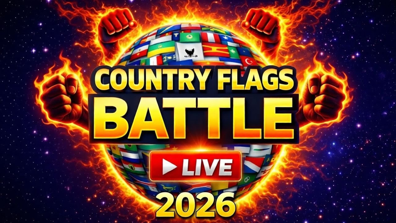 Learn Country Flags 🌍🎵 | Geography Game 2026 🎮 | Flag Survival | 02.02.2026