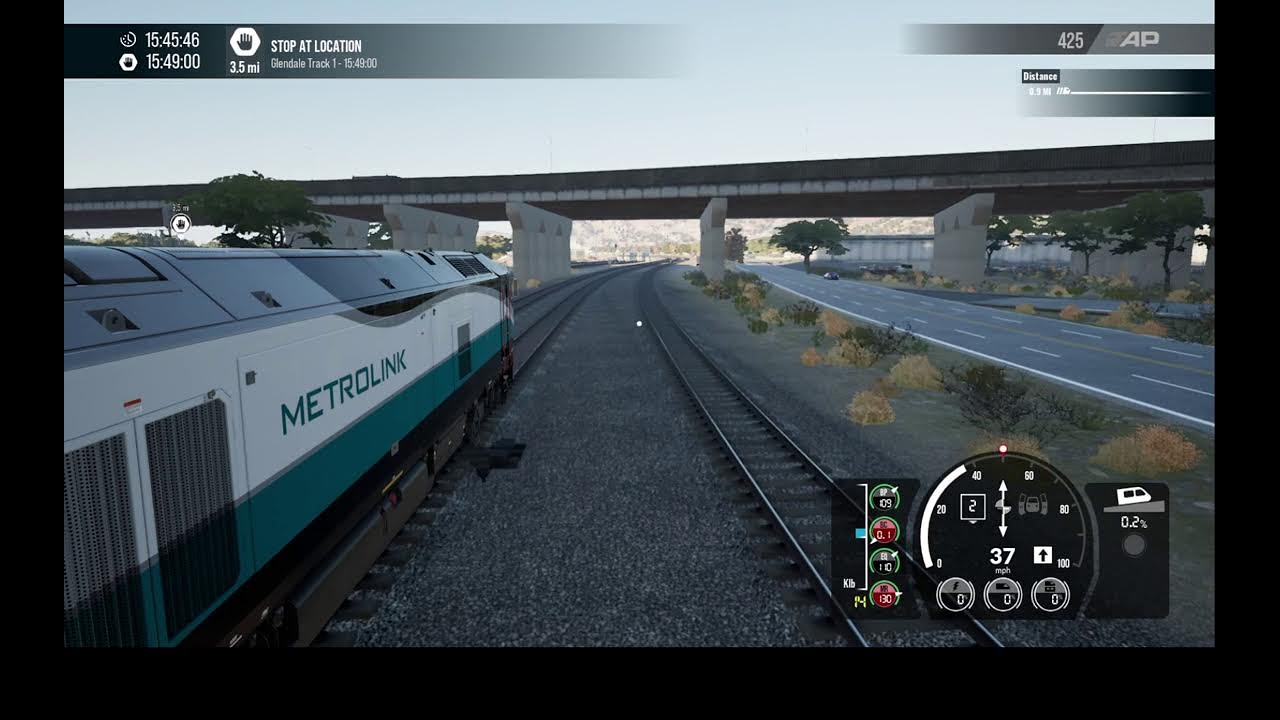 Train Sim World 5 Antelope Valley Line California (EMD F125 Metrolink)