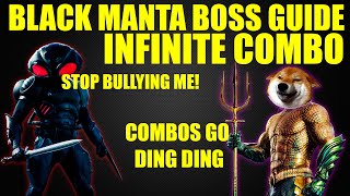 BLACK MANTA BOSS GUIDE - INFINITE COMBO - Injustice 2 Mobile Solo Raids