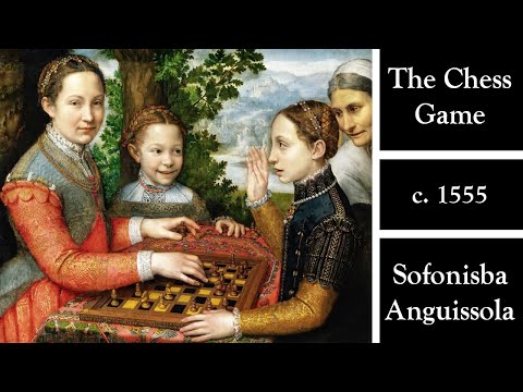 Portrait of the Artist's Sisters Playing Chess by ANGUISSOLA