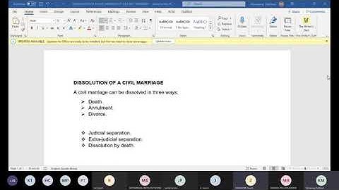 PVL2601 QA SESSION 2021 DISSOLUTION IF A CIVIL MARRIAGE || FAMILY LAW ||