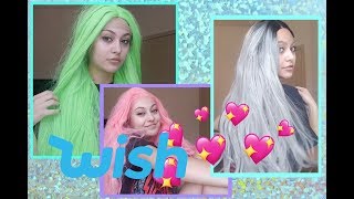 Trying On Cheap Wigs From Wish App!