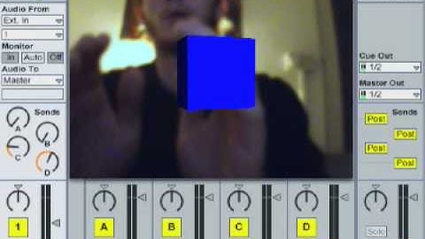 Camera Controller for Ableton Live made in Max/MSP and Jitter