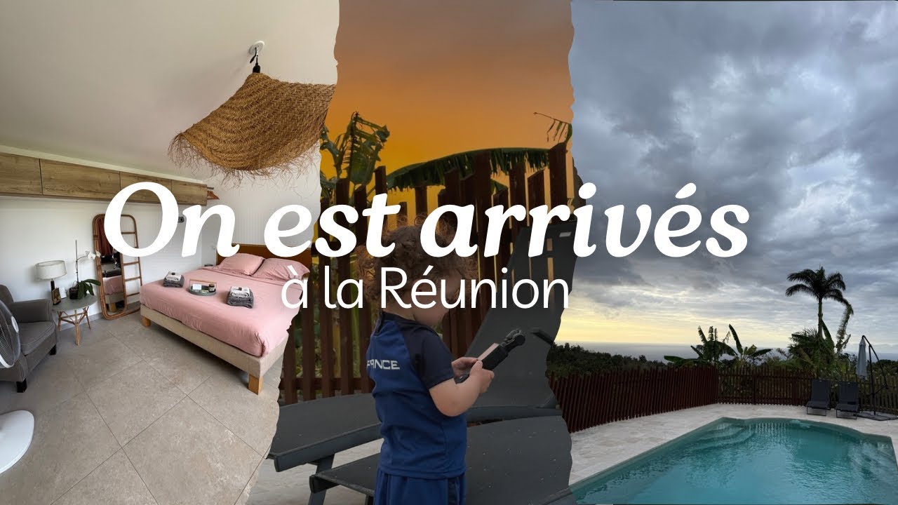 On arrive à la Réunion 😍 | VLOG 🇷🇪