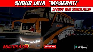 Bus Simulator X Multiplayer - Livery Bus SUBUR JAYA  'MASERATI'  [JB3] screenshot 3