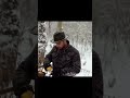 1 Day Solo in a Snowstorm | Building a Waterproof Survival Shelter ❄️🔥