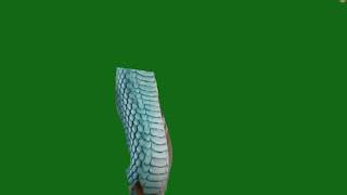 Nagin 6 Mehak snake on green screen massive animation