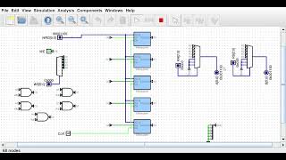 6Bit 5 Register Simulation Digital