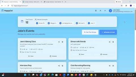 How to schedule recurring events with HappyCal