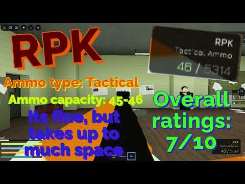 Roblox, backrooms  survival, Interview: RPK AND THOMPSON! (2 rare prototypes)