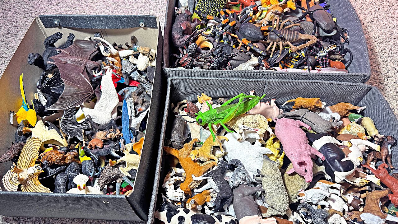 500 Primates, Birds, Insects, Farm Animals, Insects Amphibians Toys