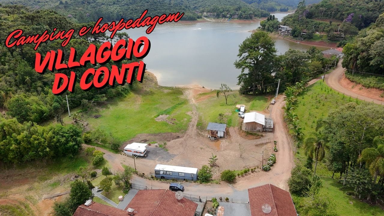 Camping Villaggio de Conti - A melhor vista da barragem de Rio Dos Cedros.