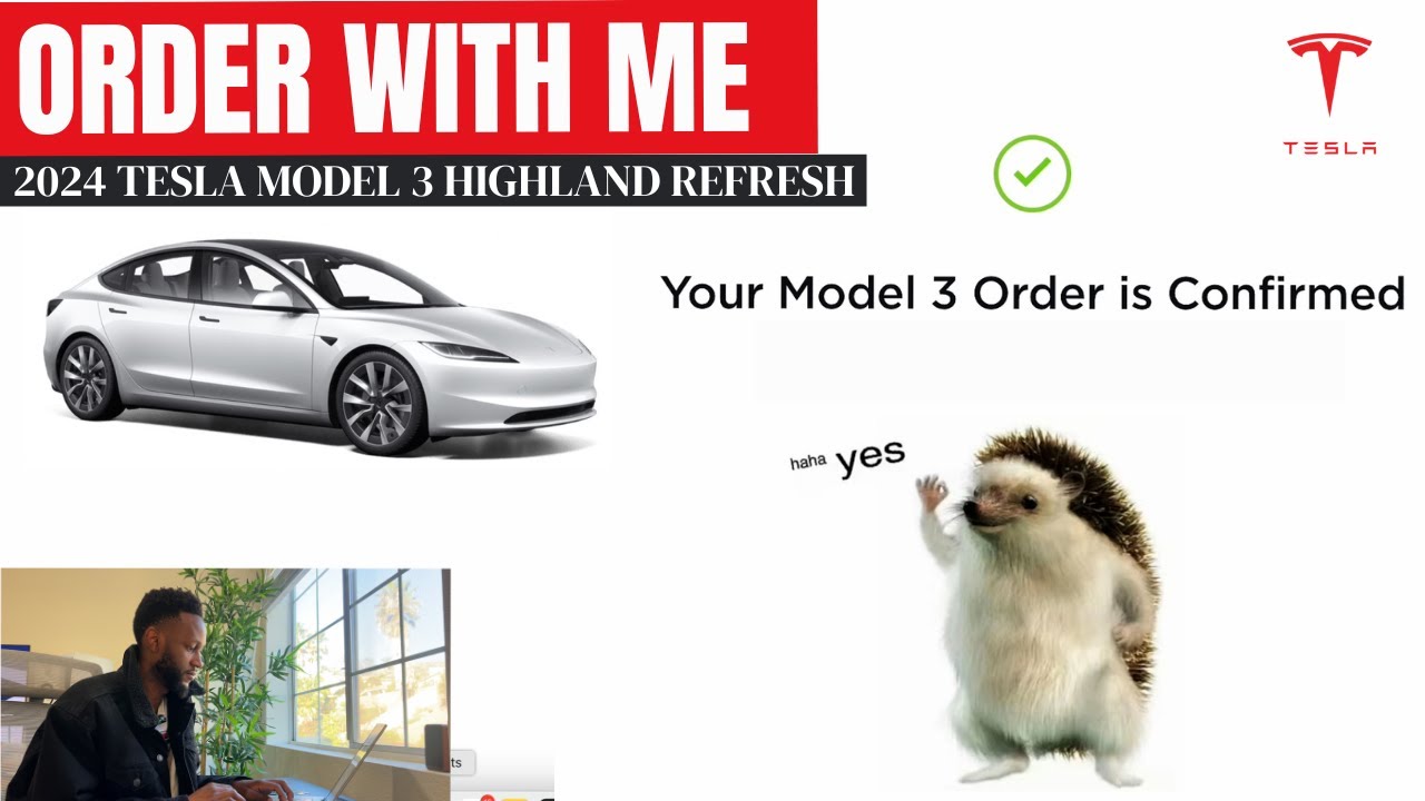 CDEFG Compatible avec Tesla Model 3 2024 Highland  