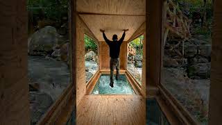 Building My Dream Container Home over a flowing river