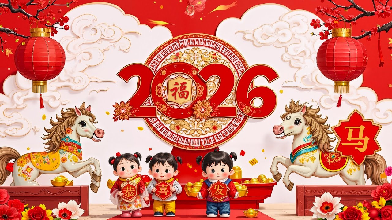 Happy New Year 2026🐎【新年老歌】100首传统新年歌曲 🧨🐎🧨Chinese New Year Songs 2026