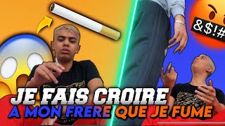 Prank Je Fait Croire À Mon Frère Que Je Fume Une Cigarette Il Me Frappe