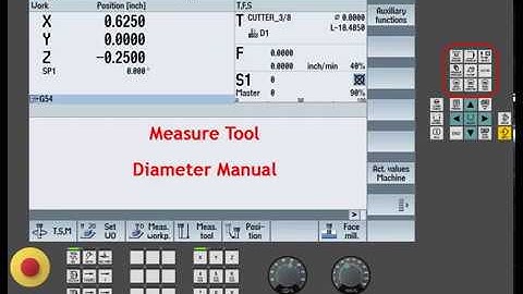 🔍 Measuring Tool Diameter on Siemens Sinumerik – Get It Right! 🎯