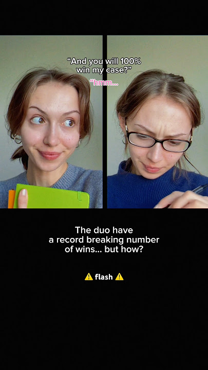 #pov Two lawyers with a winning streak are eager to work on their next case…