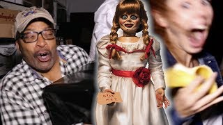 Http://www.kiddnation.com you never know when annabelle is going to
show up! check out comes home in theaters on june 26th!