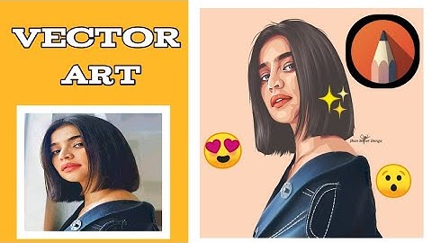 HOW TO CONVERT A PHOTO TO VECTOR ART FULL PROCESS TUTORIAL USING AUTODESKSKETCHBOOK |Miller Art|