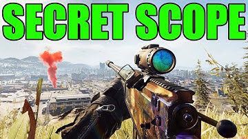 This HIDDEN *NO GLINT* Scope is AMAZING for Ghillie Sniping in Warzone