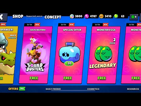 🥰SUPERCELL, THANKS FOR FREE GIFTS☘️🎁 LEGENDARY EGGS IS HERE!🥚🌟 | Brawl Stars