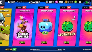 🥰SUPERCELL, THANKS FOR FREE GIFTS☘️🎁 LEGENDARY EGGS IS HERE!🥚🌟 | Brawl Stars screenshot 4