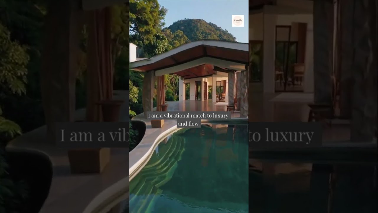 I am a vibrational match to luxury and flow.